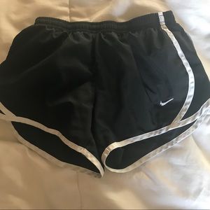 black nike shorts